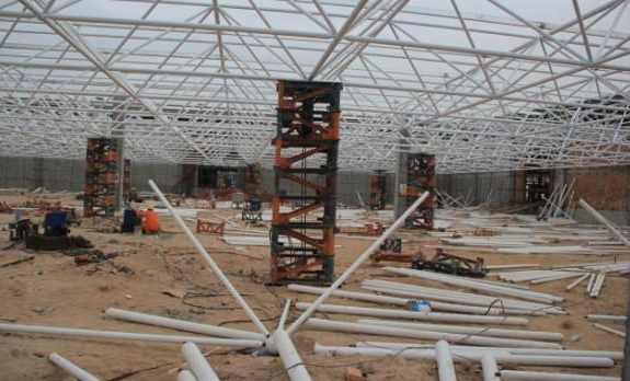 荆门盘点钢结构网架装配的步履和相关关注变乱