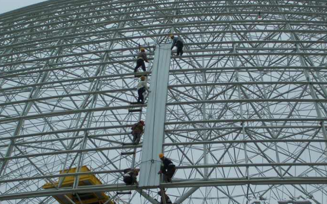 荆门网架装配好以后应当留神哪八项验收事件